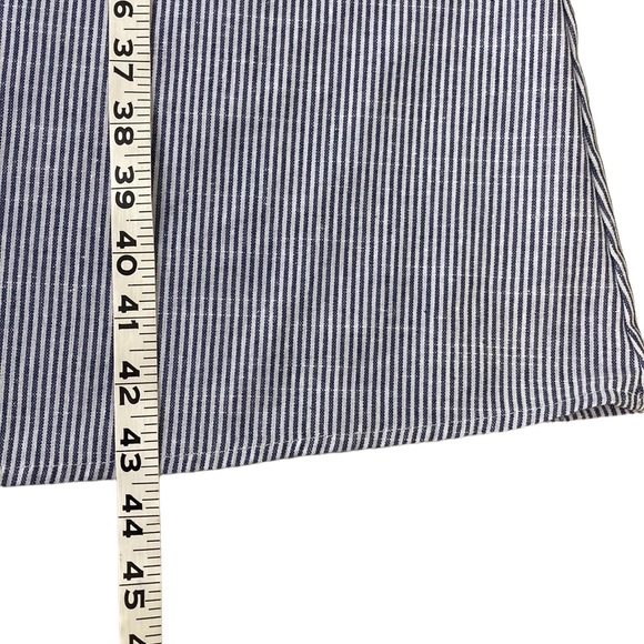 Modest Blue Chambray Embroidered Maxi Dress - Picture 9 of 13